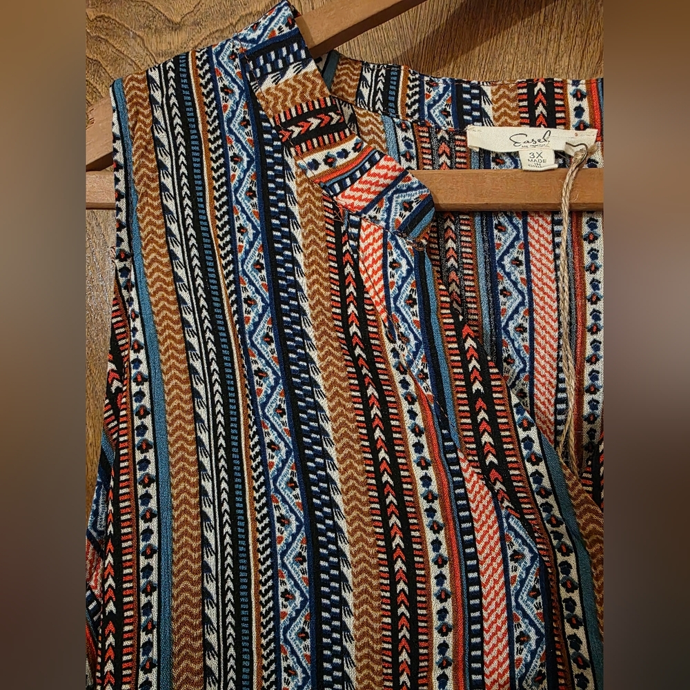 Easel New With Tags - Sleeveless Boho Western Style Dress - Picture 4 of 8